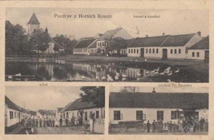 pohlednice Horní Kounice